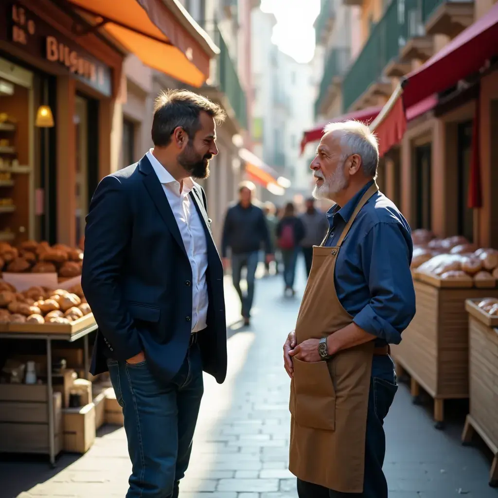 Consulente che ascolta attentamente un cliente durante un colloquio